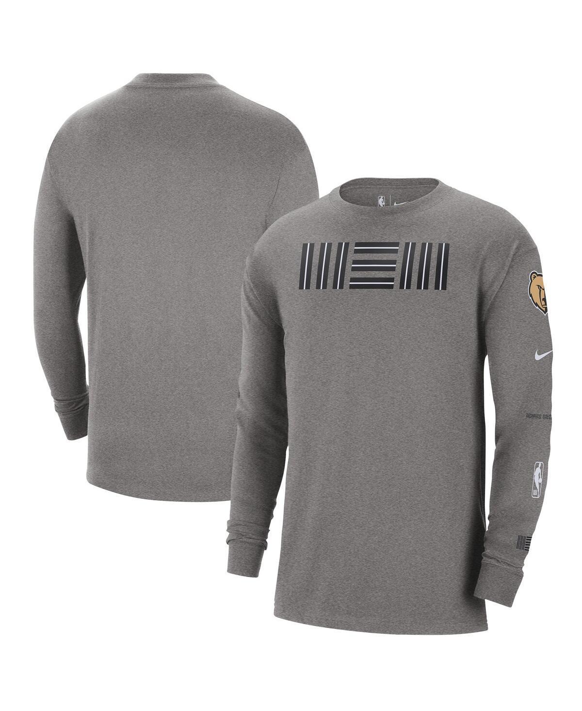 Mens Nike Charcoal Memphis Grizzlies 2023/24 City Edition Max90 Expressive Long Sleeve T-shirt Product Image