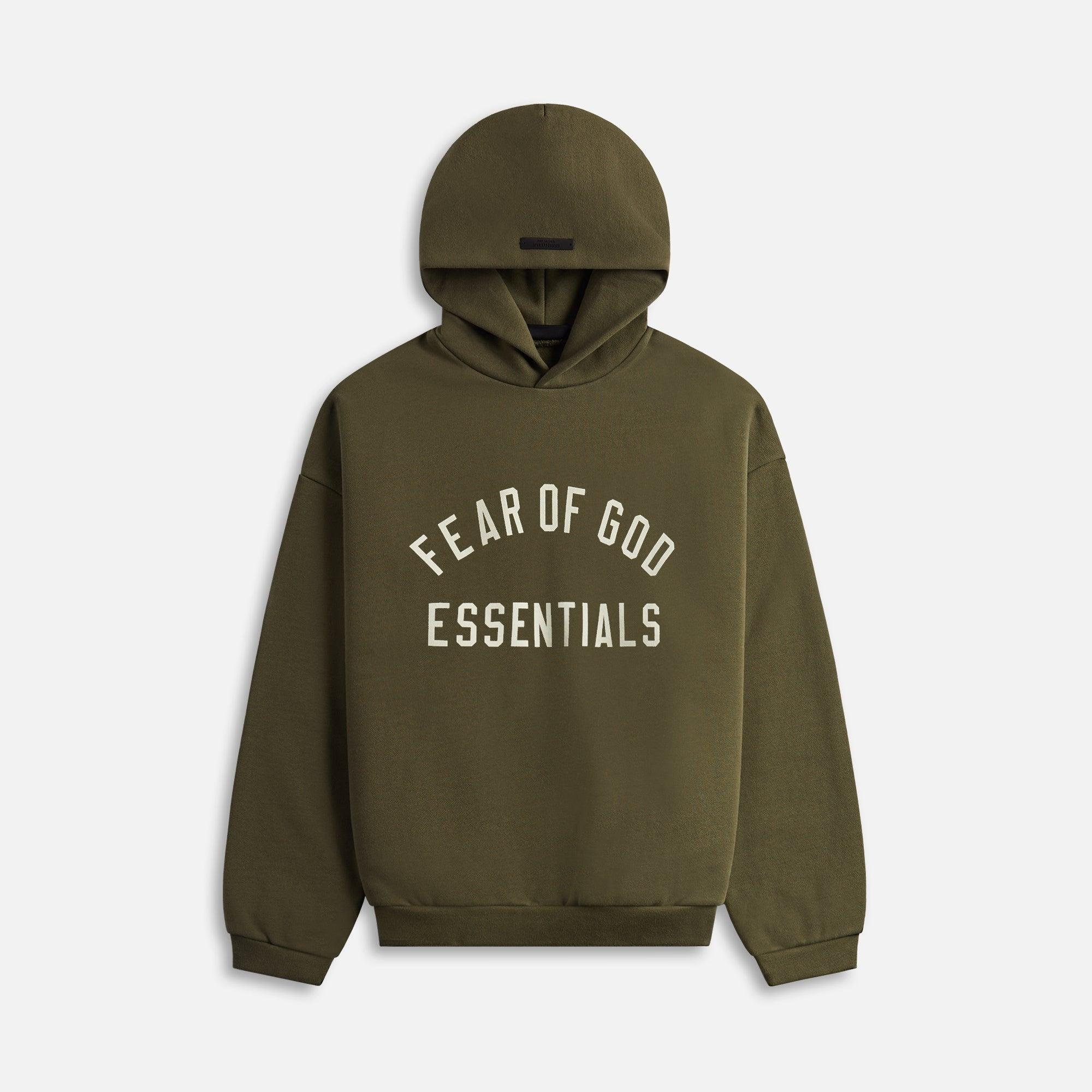 Essentials Fleece Hoodie - Military Male Product Image