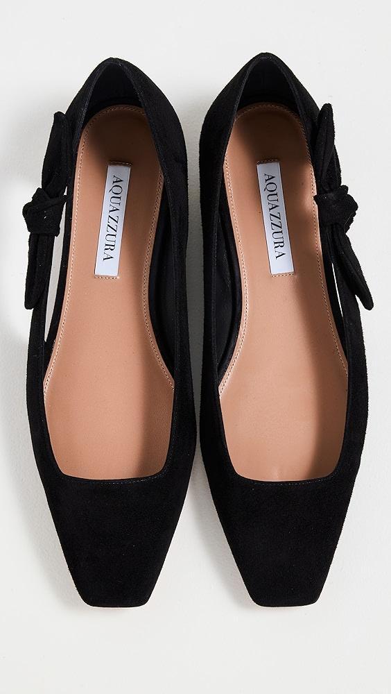 Aquazzura Very Bow Tie Ballet Flats | Shopbop Product Image