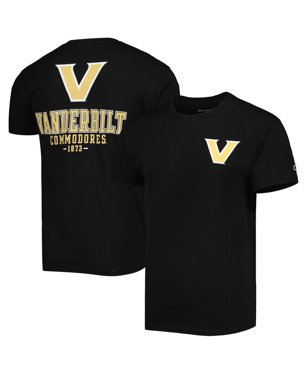 Mens Champion Vanderbilt Commodores Team Stack 2-Hit T-Shirt Product Image