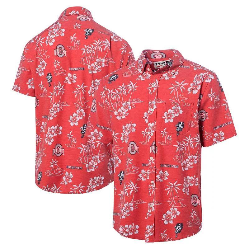 Mens Reyn Spooner Scarlet Ohio State Buckeyes Classic Button-Up Shirt Product Image