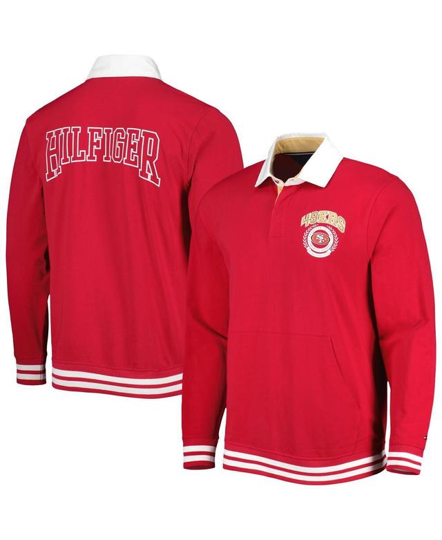 Mens Tommy Hilfiger Scarlet San Francisco 49ers Cody Long Sleeve Polo Shirt Product Image