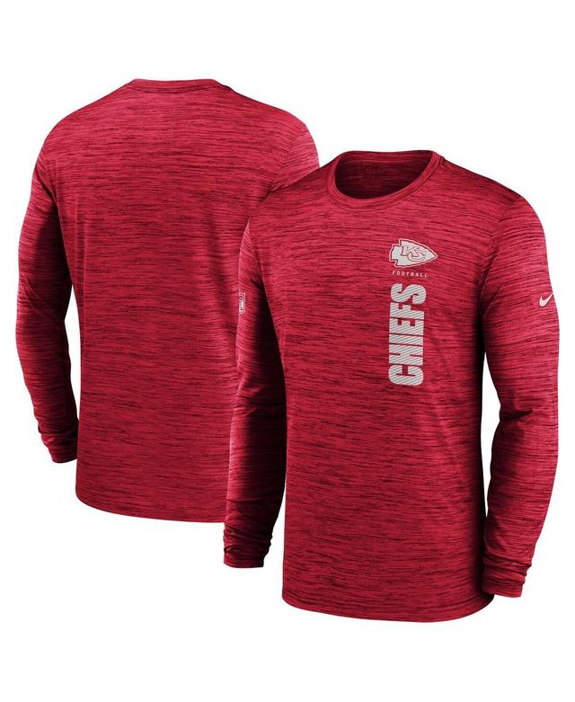 Nike Mens Red Kansas City Chiefs 2024 Sideline Velocity Performance Long Sleeve T-Shirt Product Image