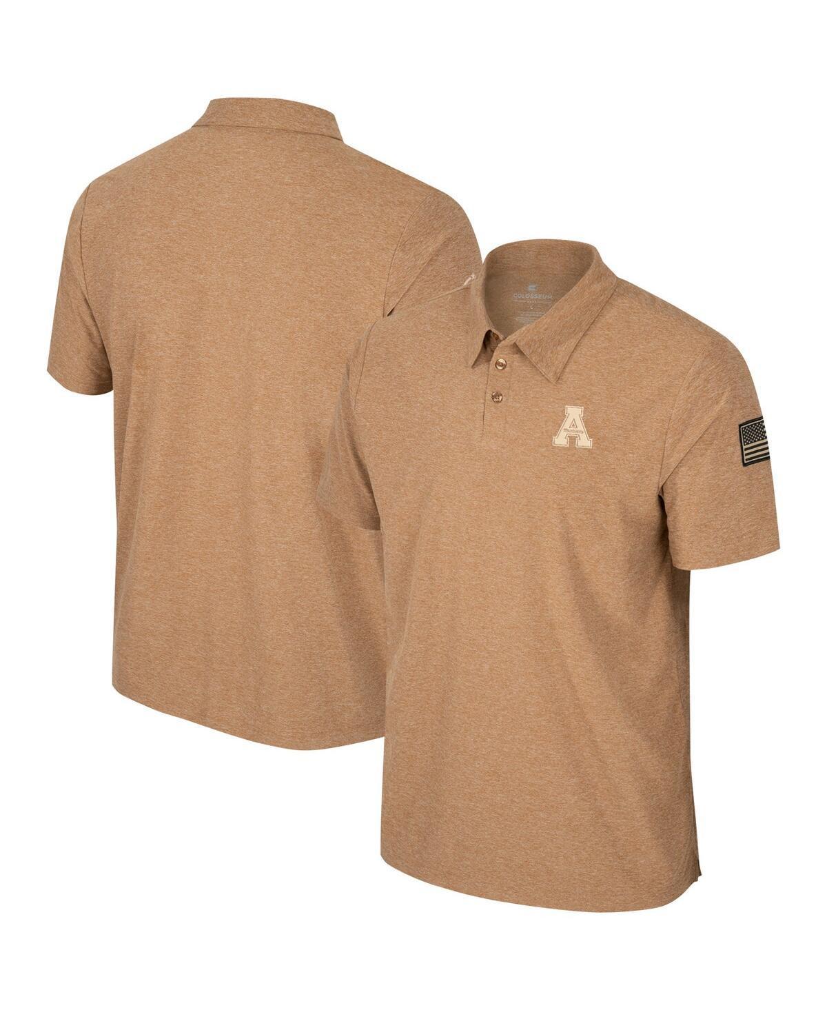 Mens Colosseum Khaki Auburn Tigers OHT Military Appreciation Cloud Jersey Desert Polo Product Image