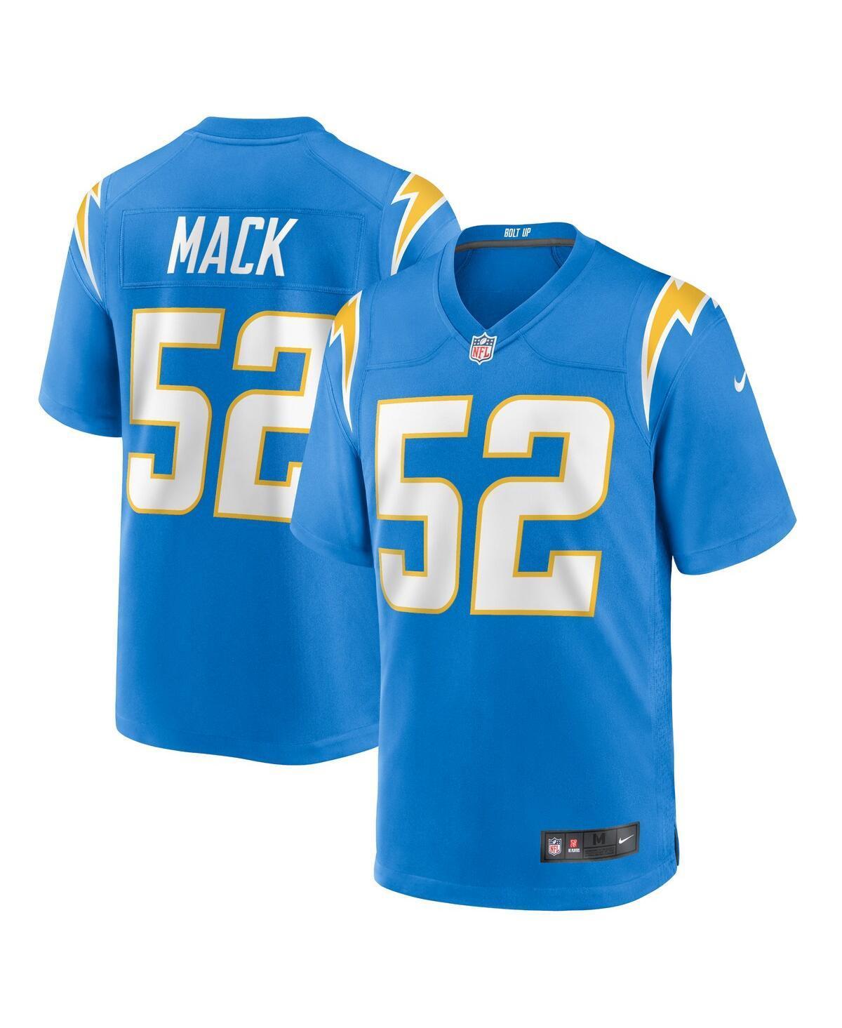 Mens Nike Khalil Mack Powder Blue Los Angeles Chargers Game Jersey - Powder Blue Product Image