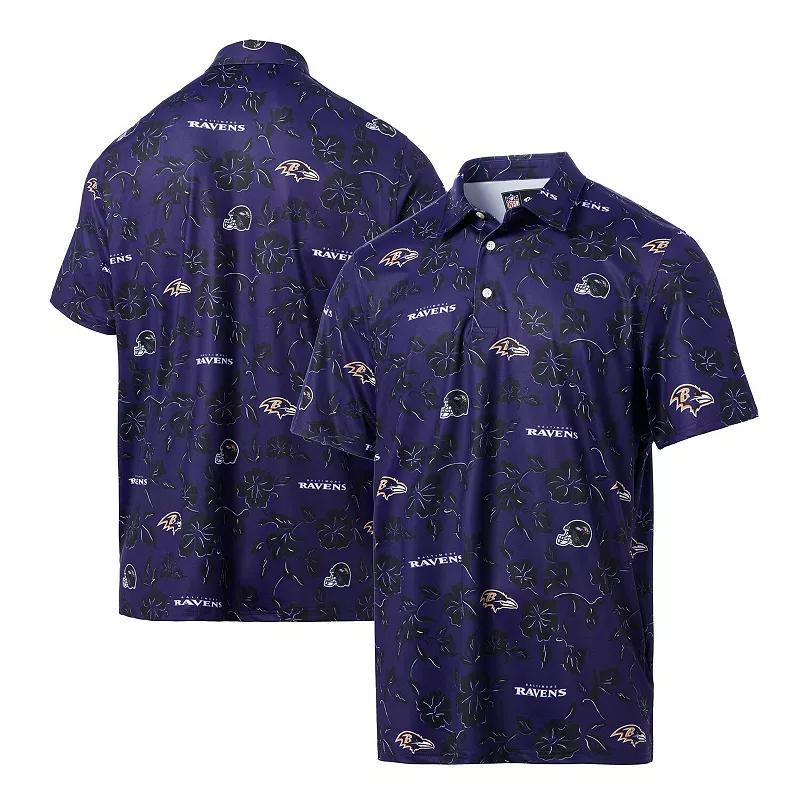 Mens Reyn Spooner Baltimore Ravens Pua Performance Polo Product Image