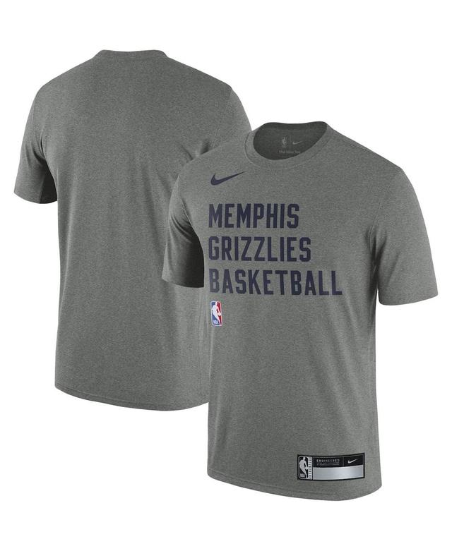 Mens Nike Heather Gray Memphis Grizzlies 2023/24 Sideline Legend Performance Practice T-shirt Product Image