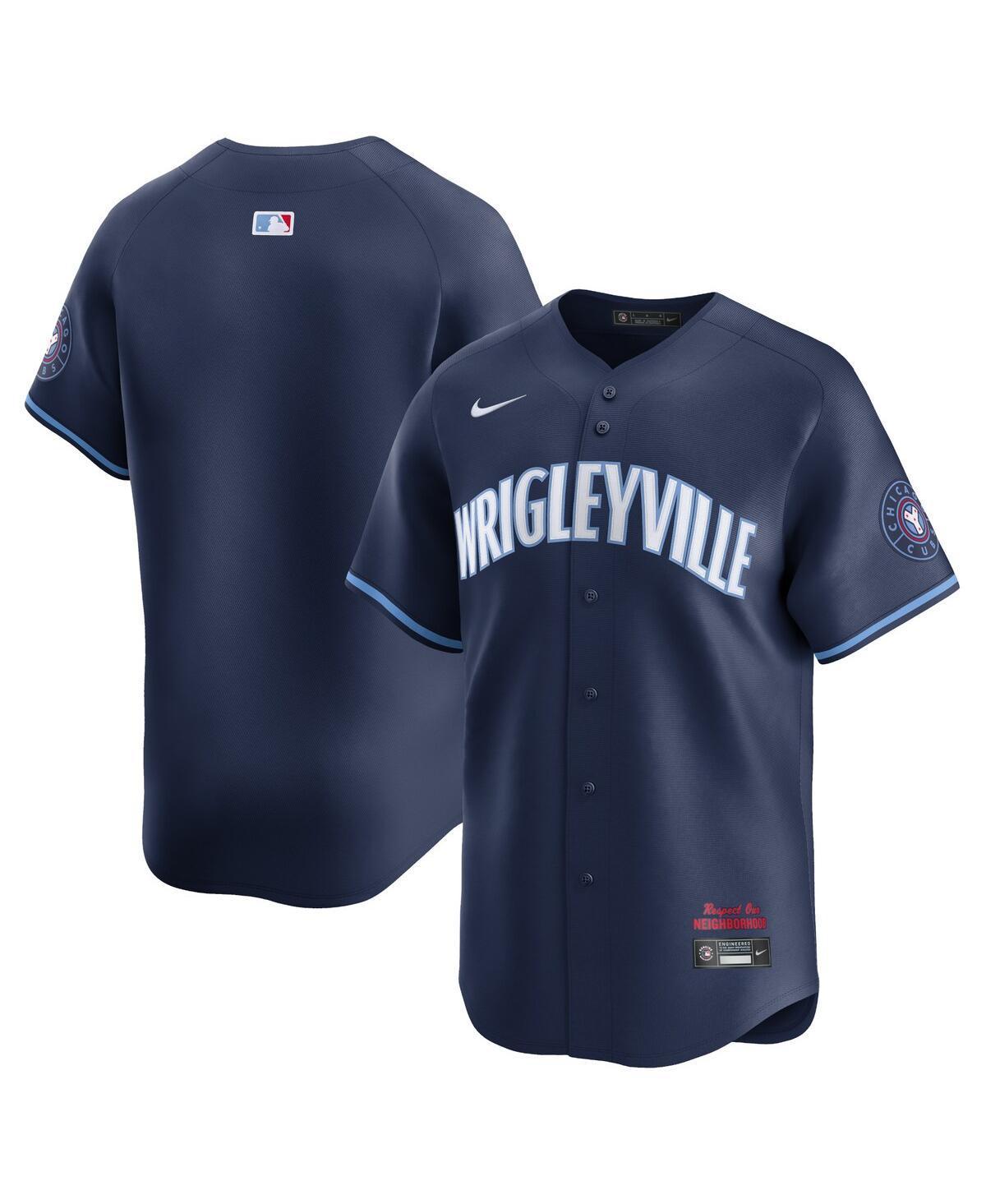 Nike Mens Navy Chicago Cubs City Connect Limited Jersey - Navy Product Image