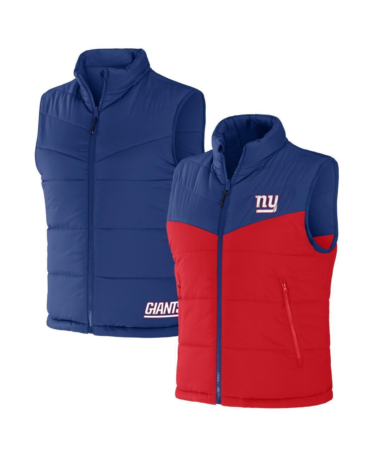 Mens NFL x Darius Rucker Collection by Fanatics Royal New York Giants Colorblocked Full-Zip Vest Product Image