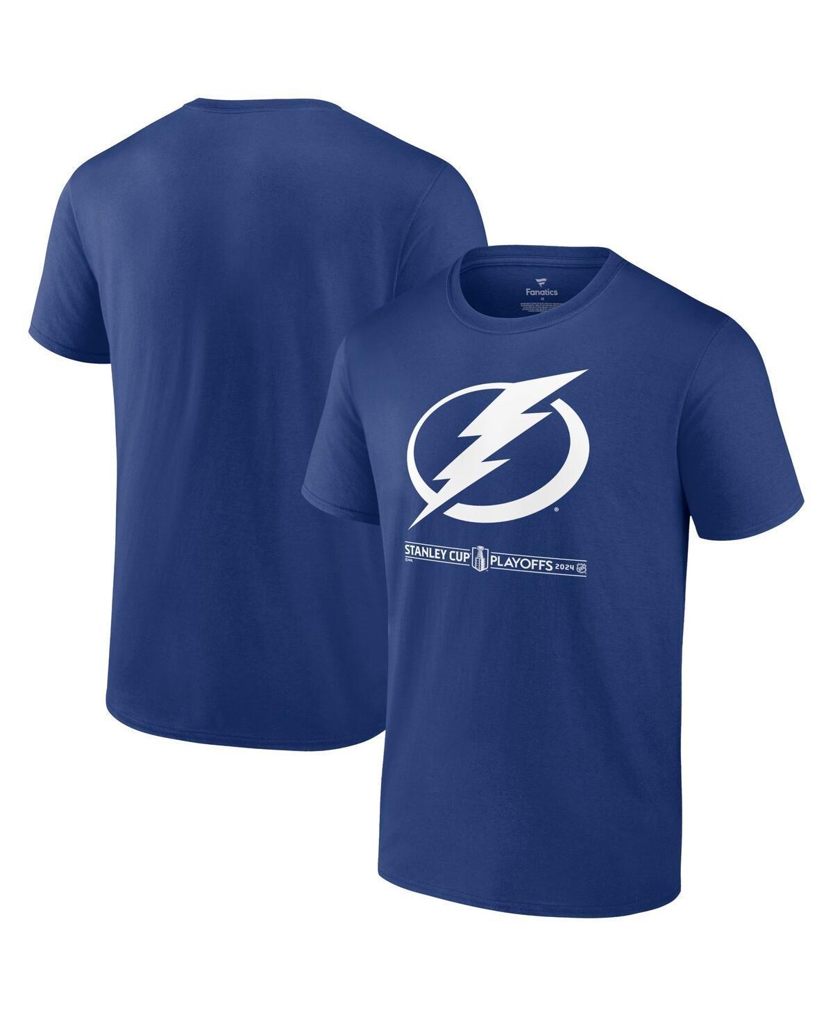 Fanatics Mens Blue Tampa Bay Lightning 2024 Stanley Cup Playoffs Breakout T-Shirt Product Image