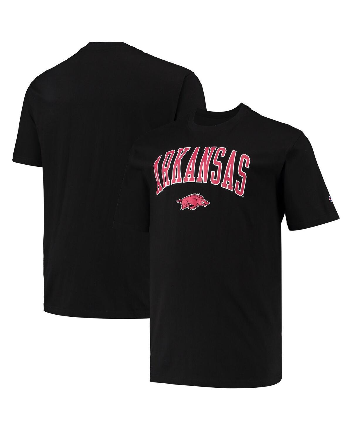 Mens Champion Arkansas Razorbacks Big & Tall Arch Over Wordmark T-Shirt Product Image