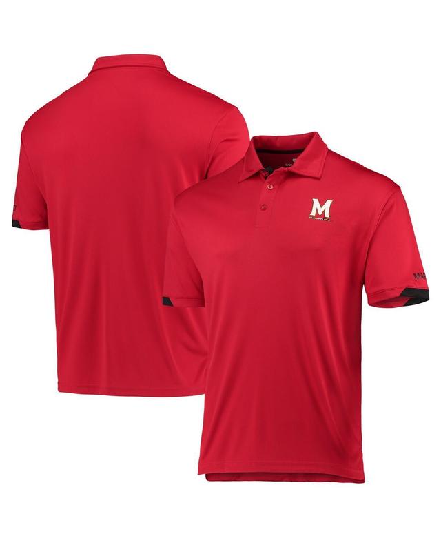 Mens Colosseum Red Maryland Terrapins Santry Polo Shirt Product Image