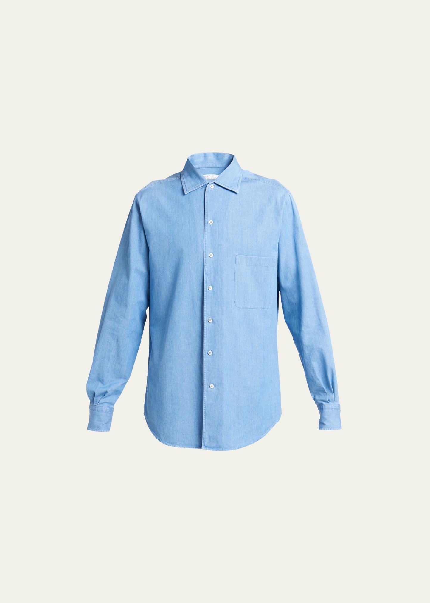 Andre Denim Button-Down Shirt Product Image