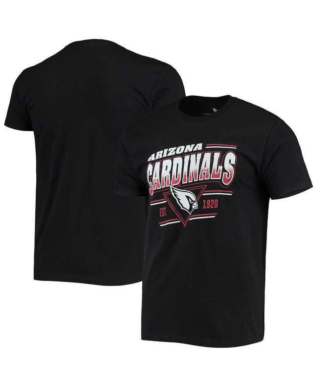 Mens Black Arizona Cardinals Throwback T-shirt Product Image