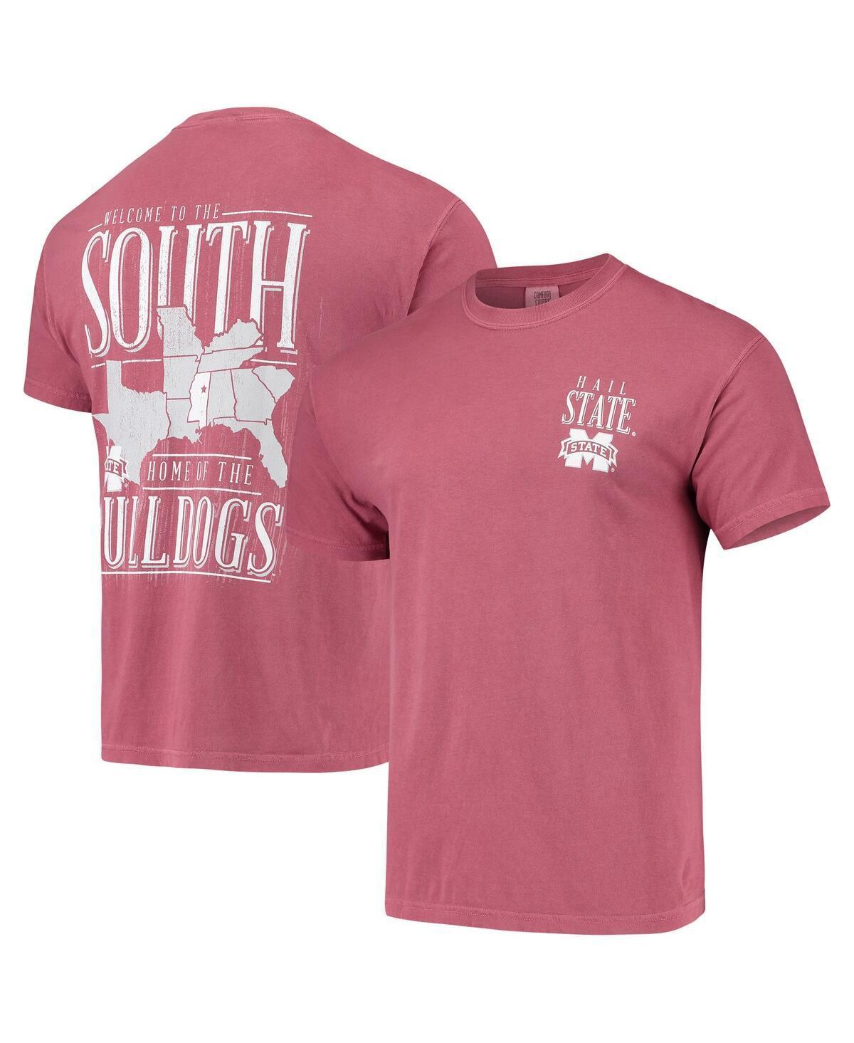 Mens Maroon Mississippi State Bulldogs Comfort Colors Welcome to the South T-Shirt Product Image