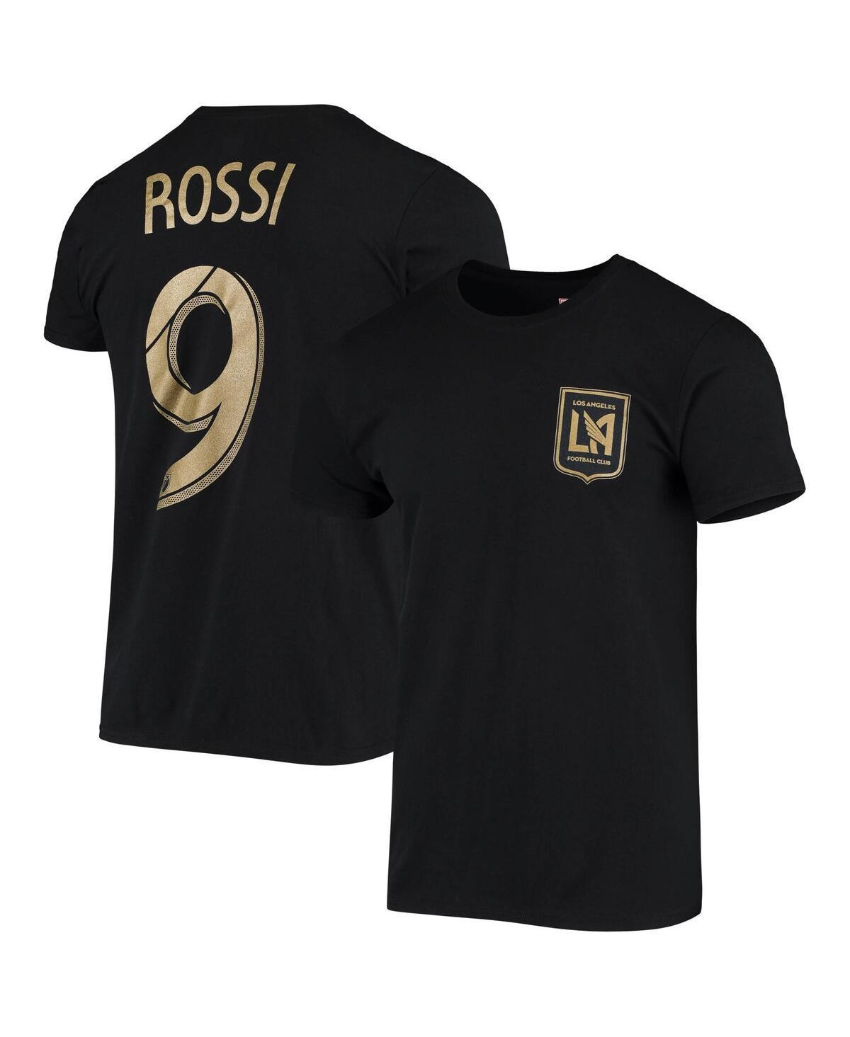 Mens Fanatics Branded Diego Rossi Black LAFC Authentic Stack T-Shirt Product Image