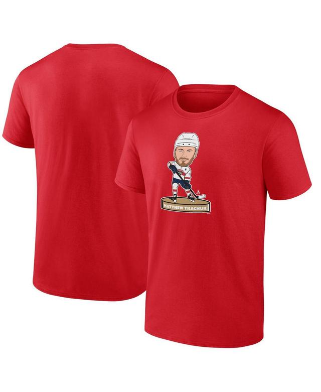 Mens Fanatics Branded Matthew Tkachuk Red Florida Panthers Player Bobblehead T-Shirt Product Image