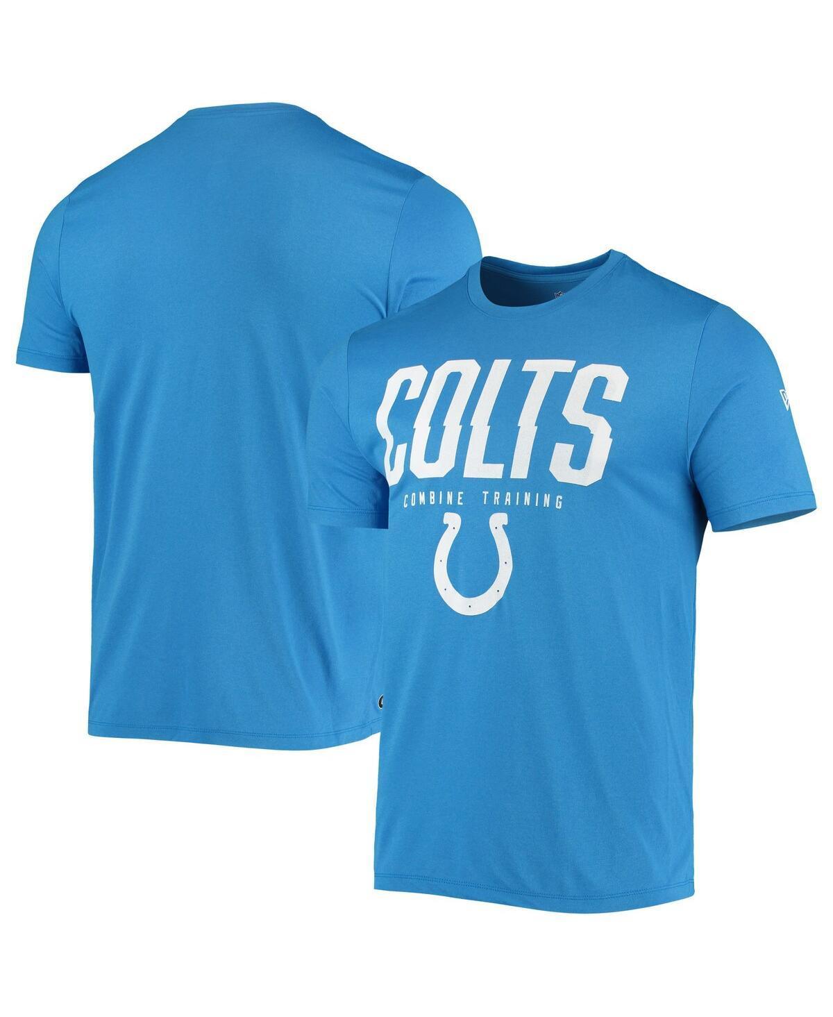 Men's New Era Royal Indianapolis Colts Combine Authentic Big Stage T-Shirt, Size: Large, Blue Product Image