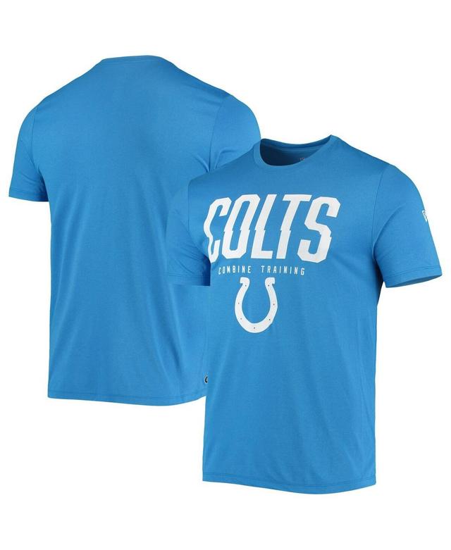 Mens New Era Royal Indianapolis Colts Combine Authentic Big Stage T-shirt Product Image