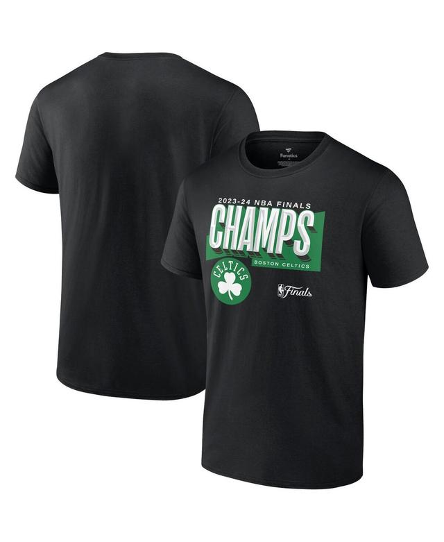 Fanatics Mens Black Boston Celtics 2024 Nba Finals Champions Big Tall Pick Roll Defense T-Shirt Product Image