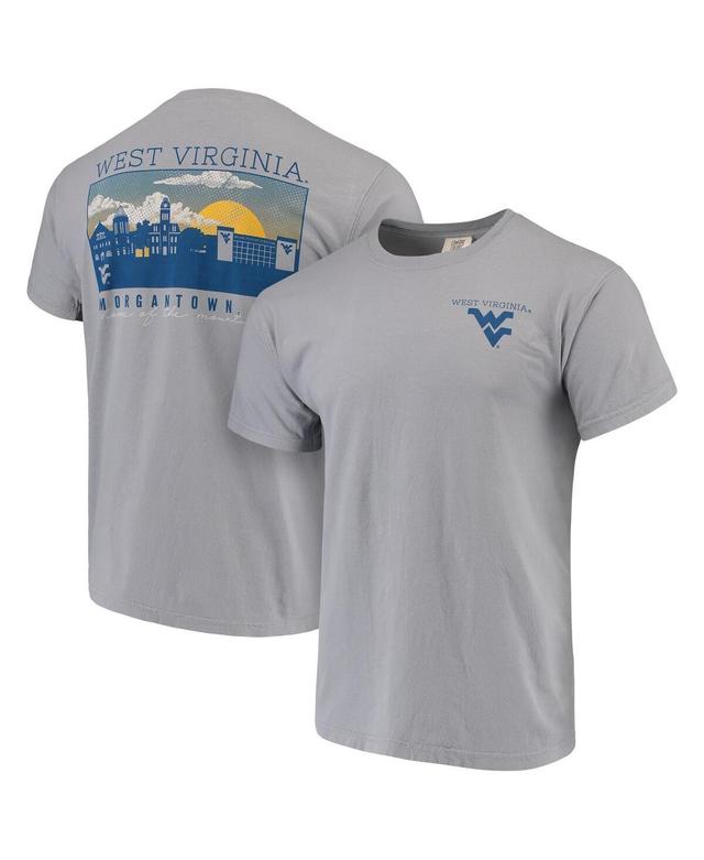 Mens Gray West Virginia Mountaineers Comfort Colors Campus Scenery T-Shirt Product Image