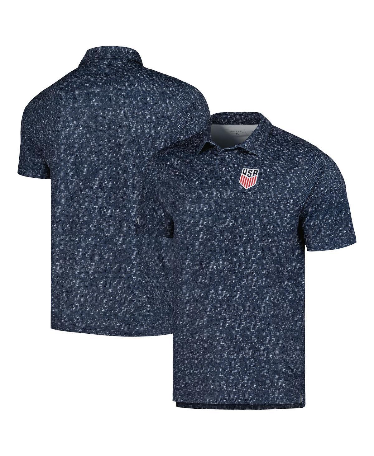 Antigua Mens Navy Usmnt Figment Polo Product Image