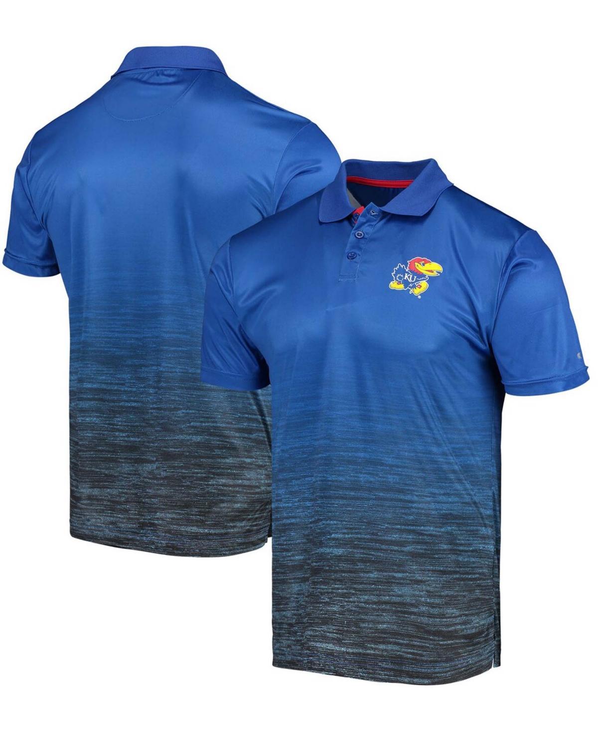 Mens Colosseum Royal Kansas Jayhawks Marshall Polo Product Image