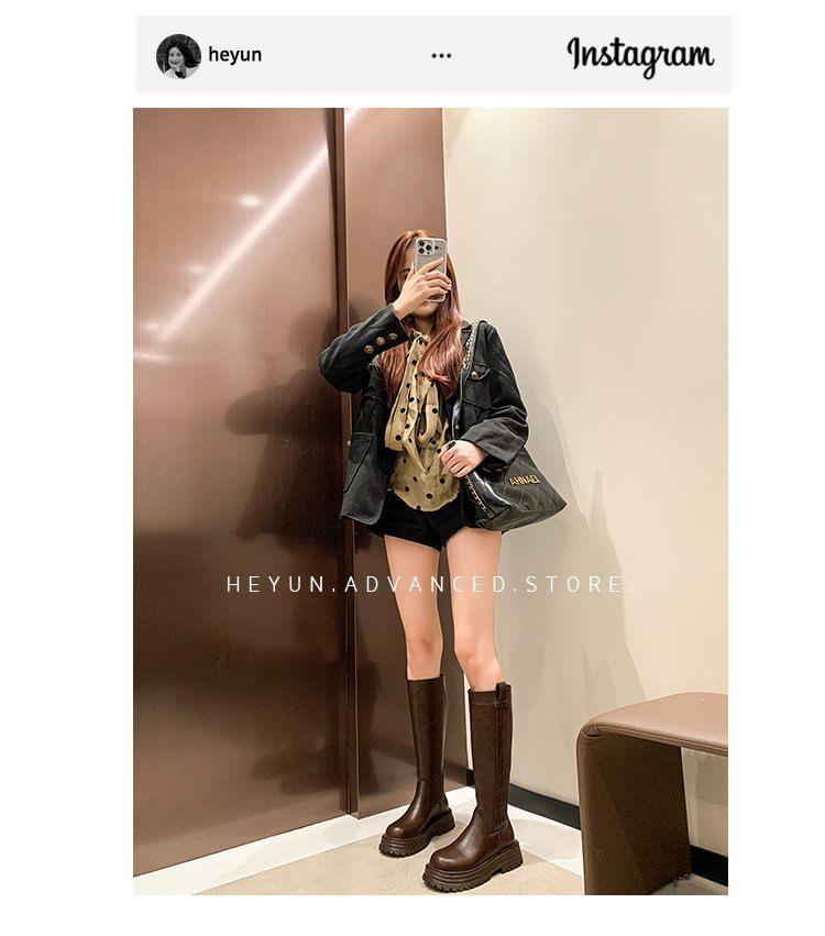 Platform Plain Tall Boots product image