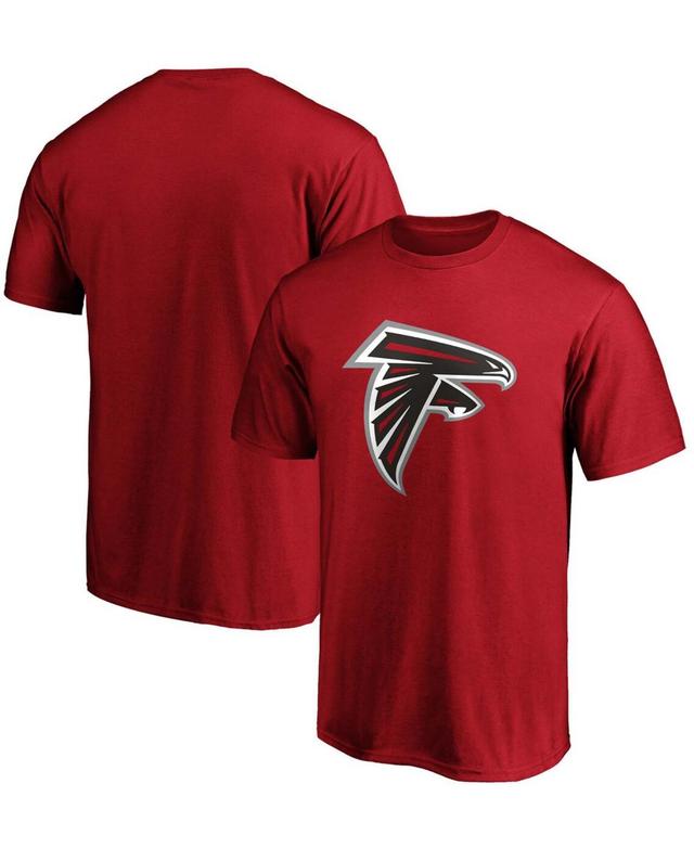 Mens Red New Jersey Devils Team Primary Logo T-shirt Product Image