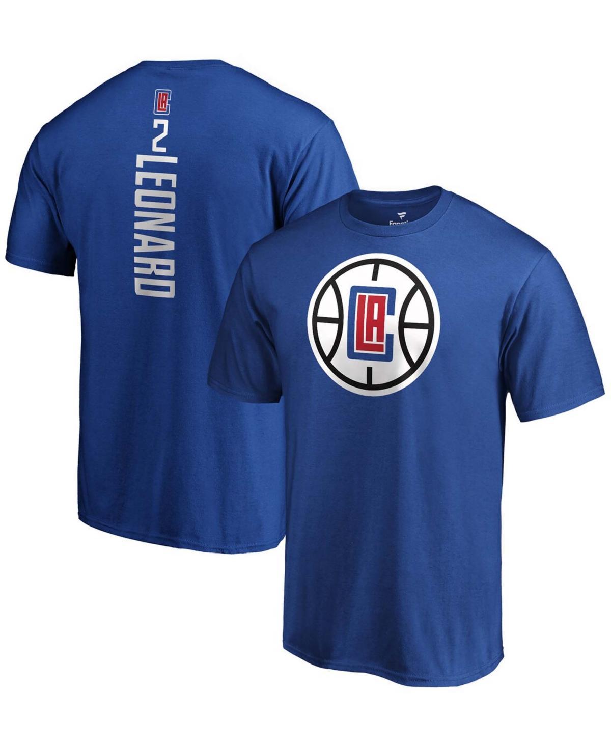 Mens Fanatics Branded Kawhi Leonard LA Clippers Playmaker Name & Number T-Shirt Product Image