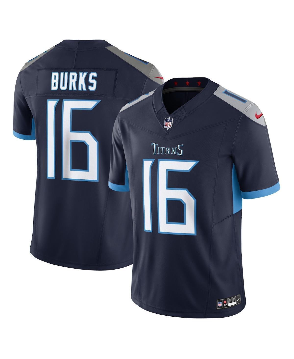 Mens Nike Treylon Burks Navy Tennessee Titans Vapor F.u.s.e. Limited Jersey - Navy Product Image