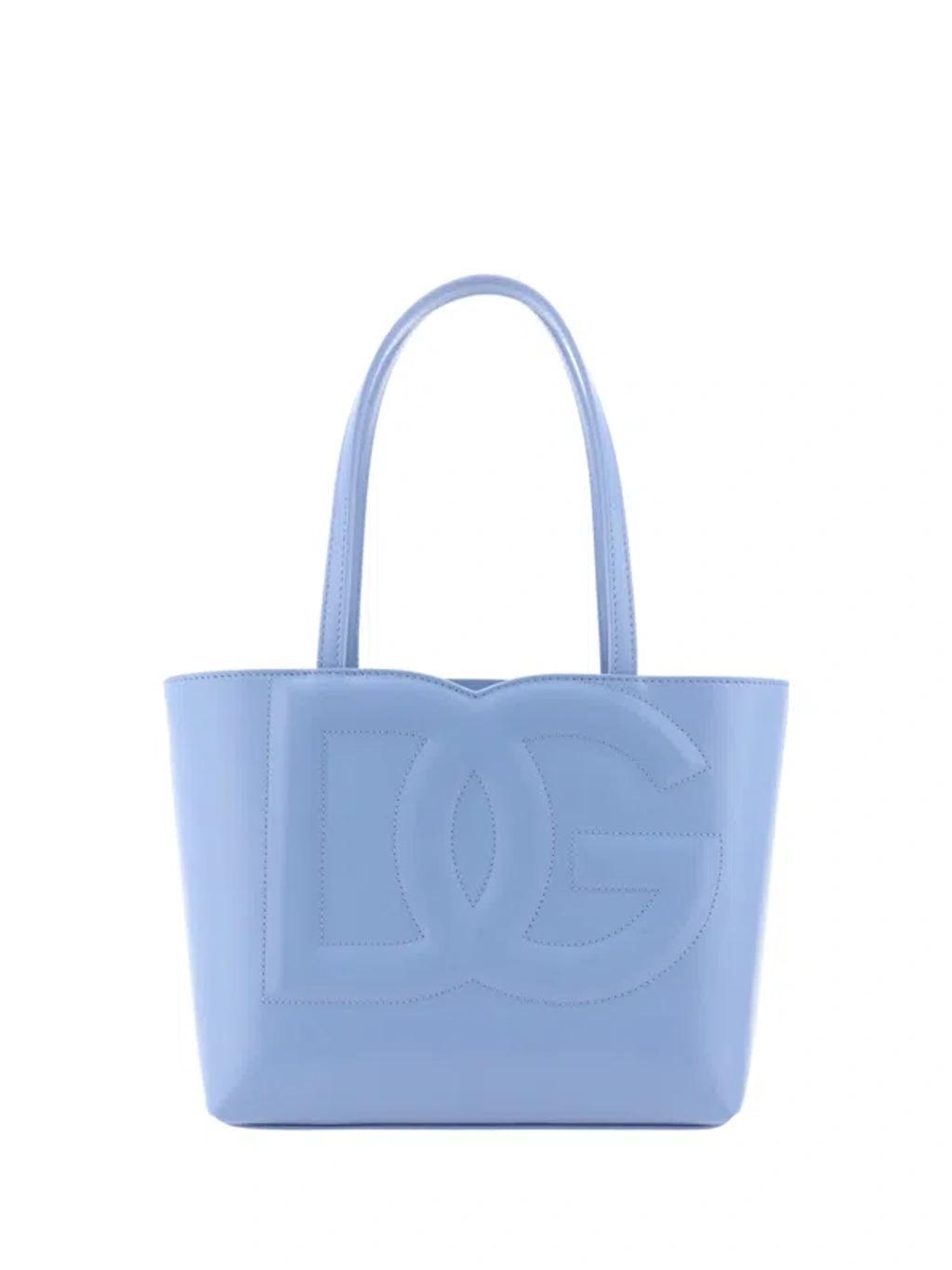 Shopping Bag In Blue Product Image