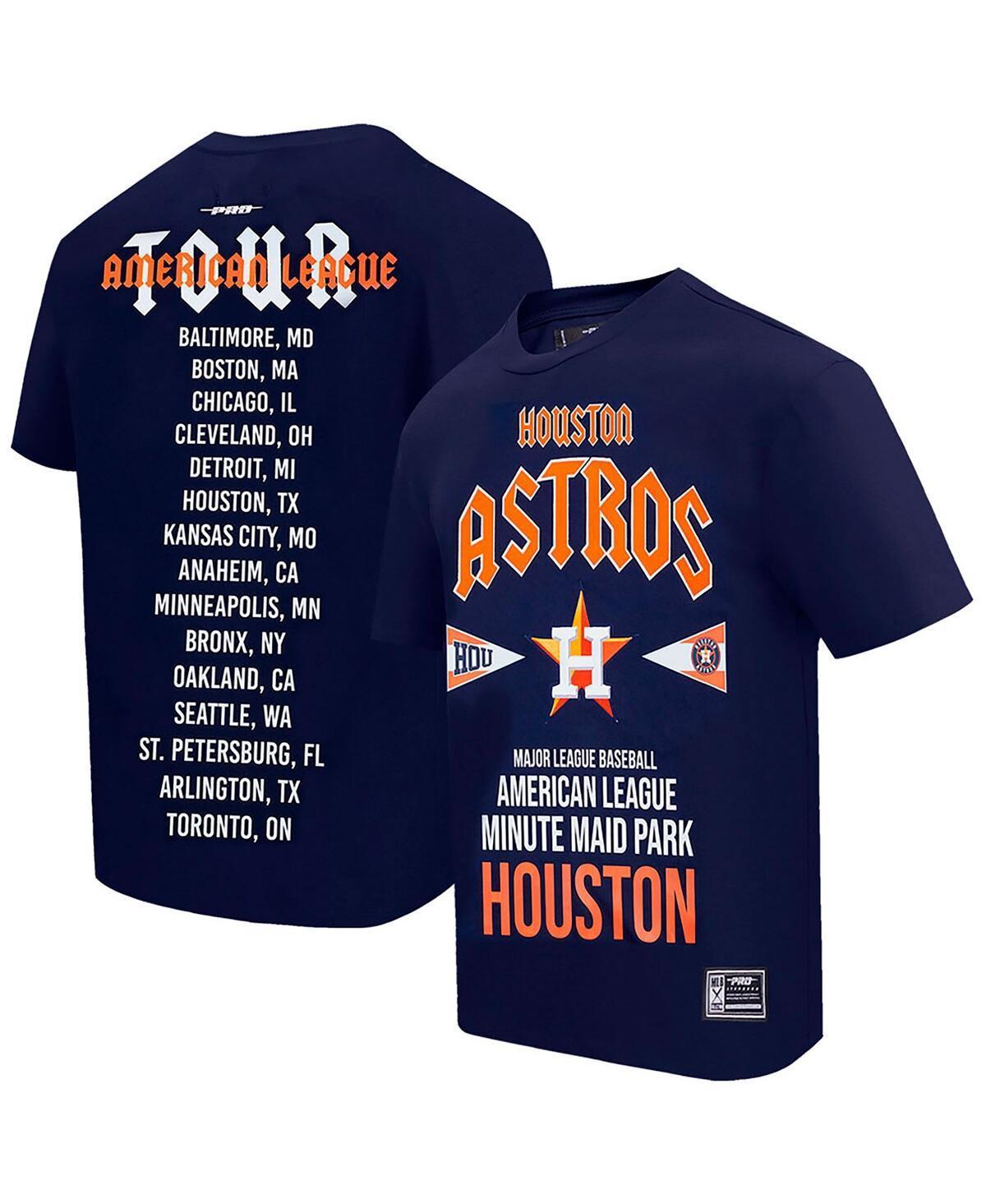 Pro Standard Mens Navy Houston Astros Oversized City Tour T-Shirt Product Image