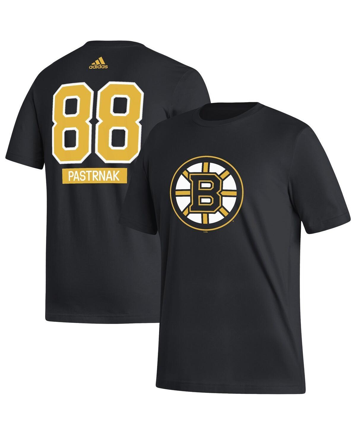 Mens adidas David Pastrnak Boston Bruins Fresh Name & Number T-Shirt Product Image