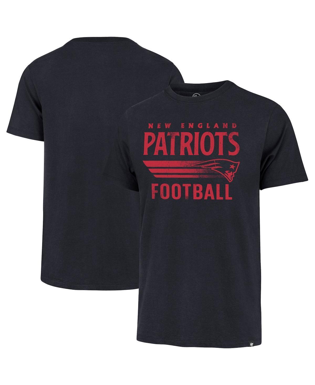 Mens 47 Brand Navy New England Patriots Wordmark Rider Franklin T-shirt Product Image