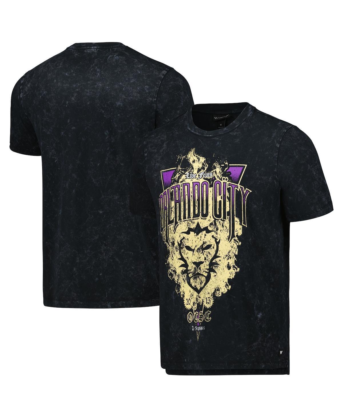 Mens The Wild Collective Black Orlando City Sc Concert T-shirt Product Image