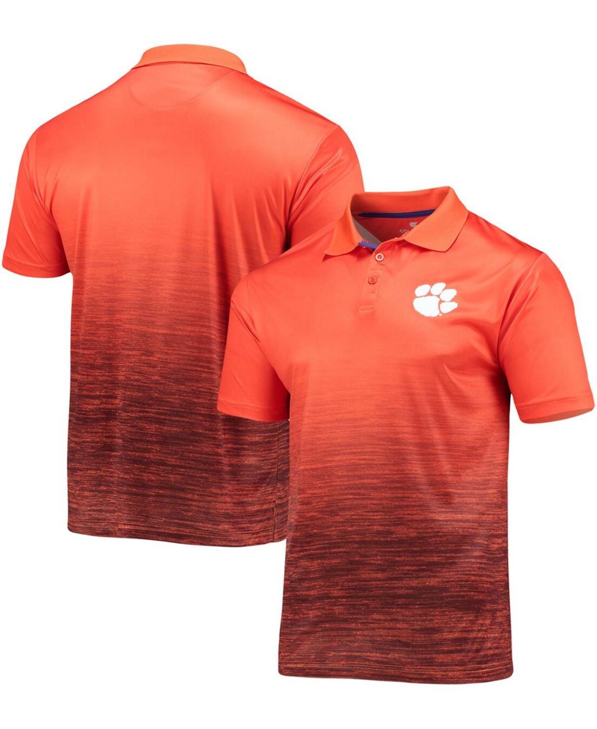 Mens Orange Clemson Tigers Marshall Polo Product Image