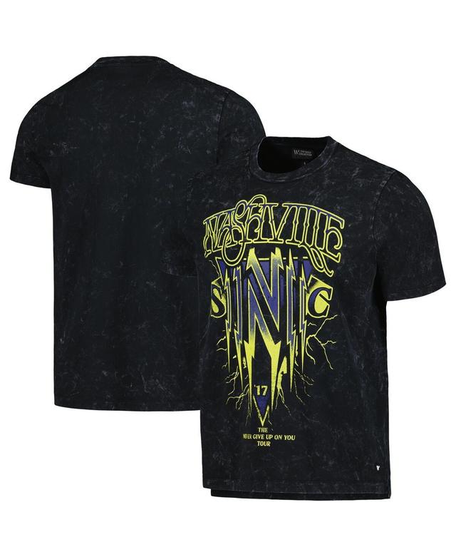 Mens The Wild Collective Black Nashville SC Concert T-Shirt Product Image