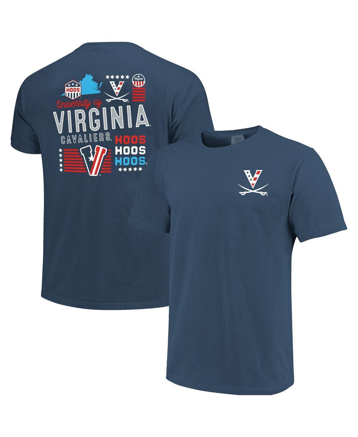 Mens Navy Virginia Cavaliers Red, White & Hoo T-shirt Product Image