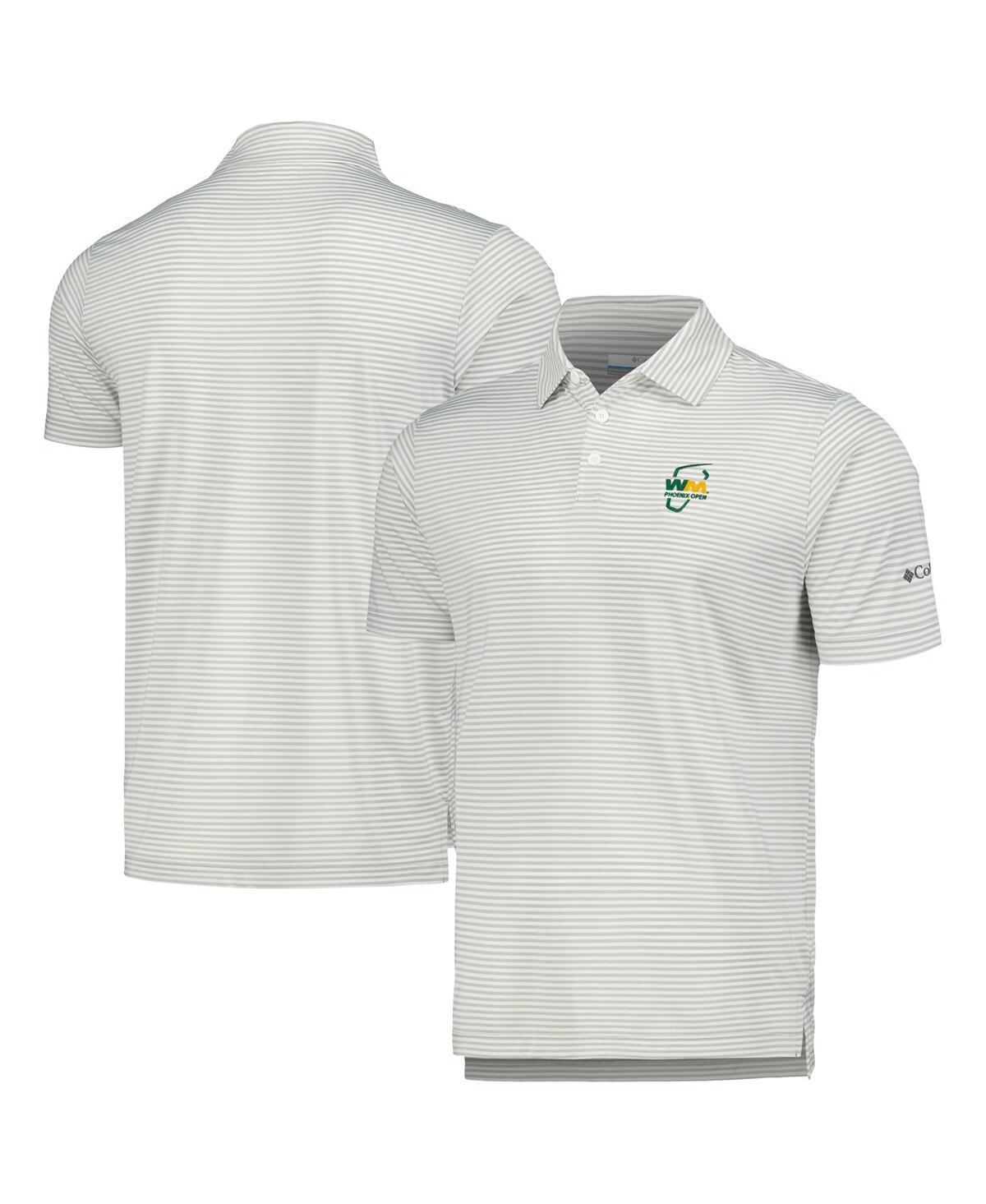 Columbia Mens Gray Wm Phoenix Open Club Invite Omni-Wick Polo Product Image