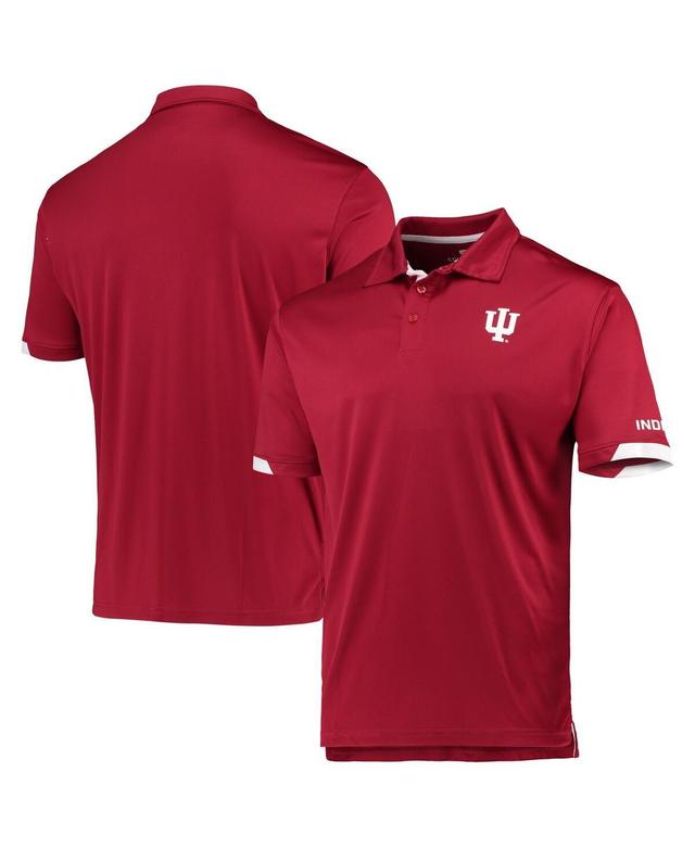 Mens Colosseum Crimson Indiana Hoosiers Santry Lightweight Polo Product Image