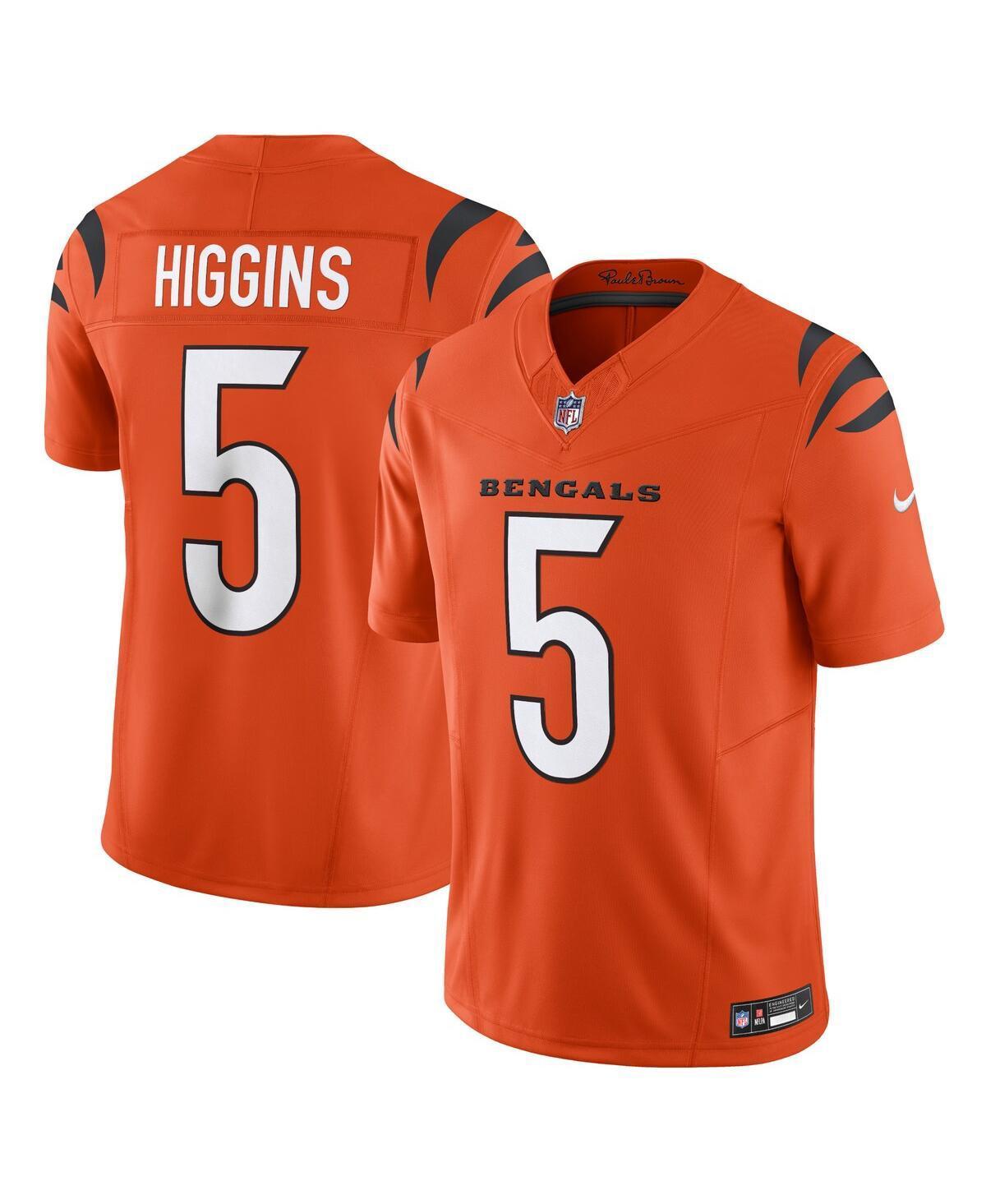 Mens Nike Tee Higgins Orange Cincinnati Bengals Vapor F.u.s.e. Limited Alternate 1 Jersey - Orange Product Image