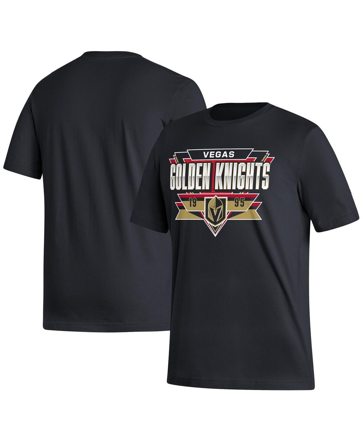 Mens adidas Black Vegas Golden Knights Reverse Retro 2.0 Fresh Playmaker T-Shirt Product Image