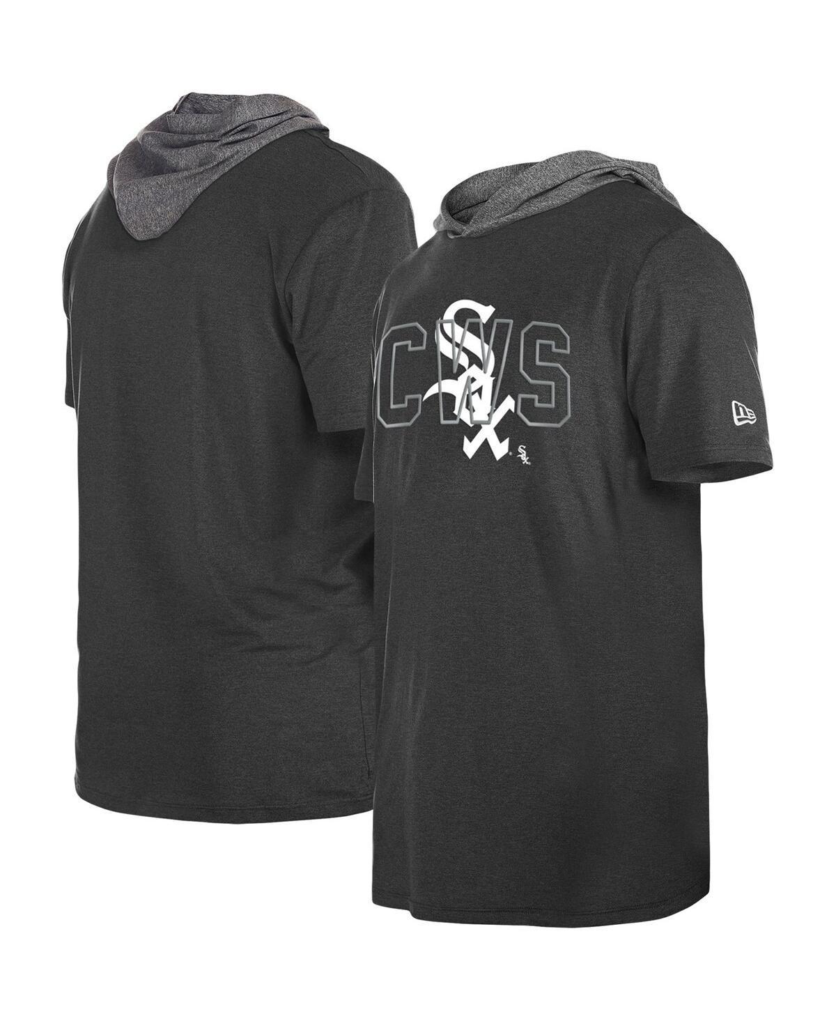 Mens New Era Black Chicago White Sox Team Hoodie T-shirt Product Image