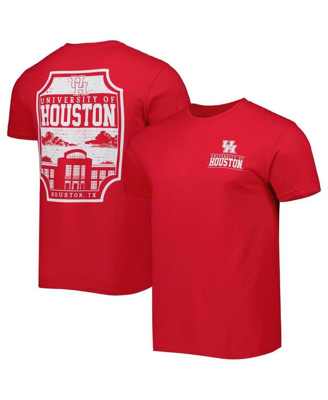 Mens Houston Cougars Logo Campus Icon T-Shirt Product Image