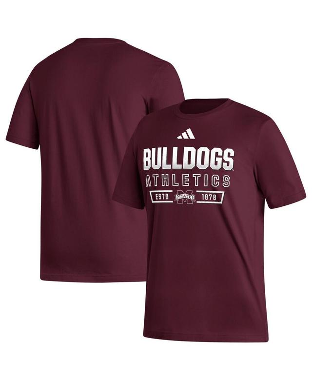 Mens adidas Maroon Mississippi State Bulldogs Head of Class Fresh T-Shirt Product Image