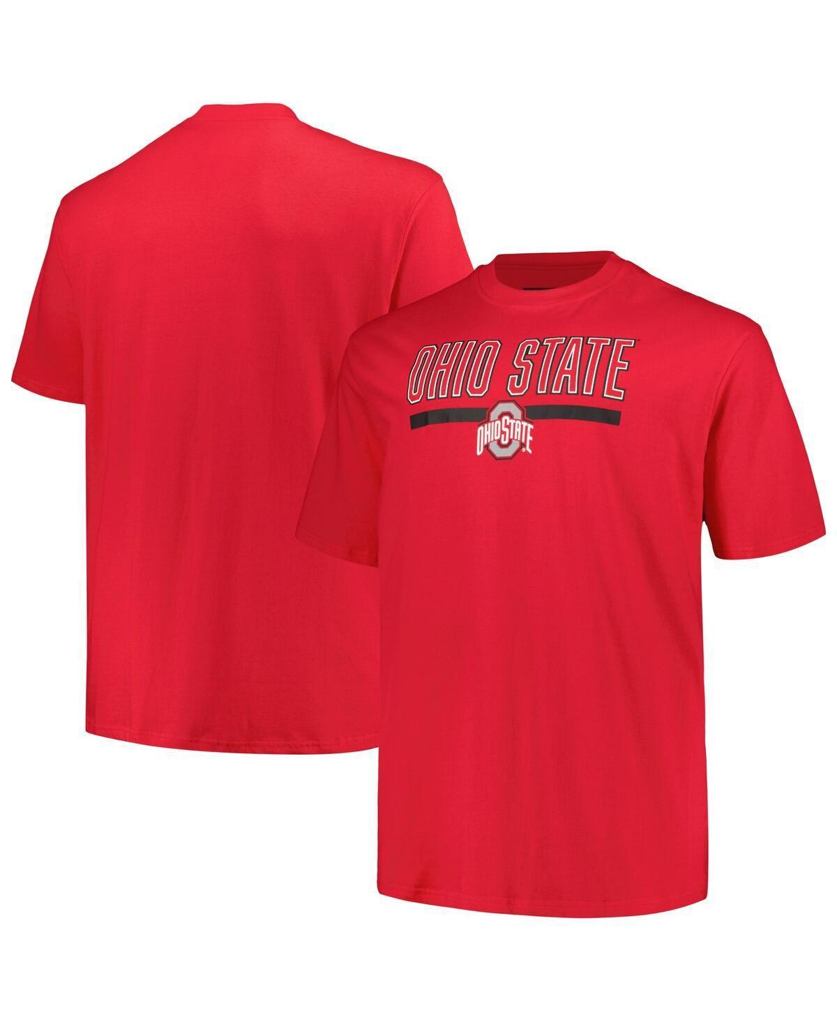 Mens Profile Scarlet Ohio State Buckeyes Big & Tall Team T-Shirt Product Image