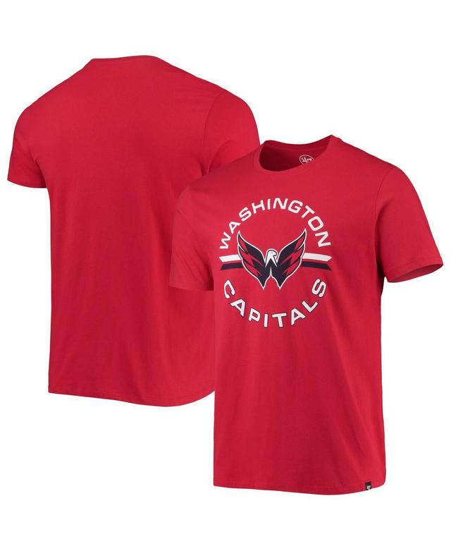 Mens 47 Brand Red Washington Capitals Assist Super Rival T-shirt Product Image