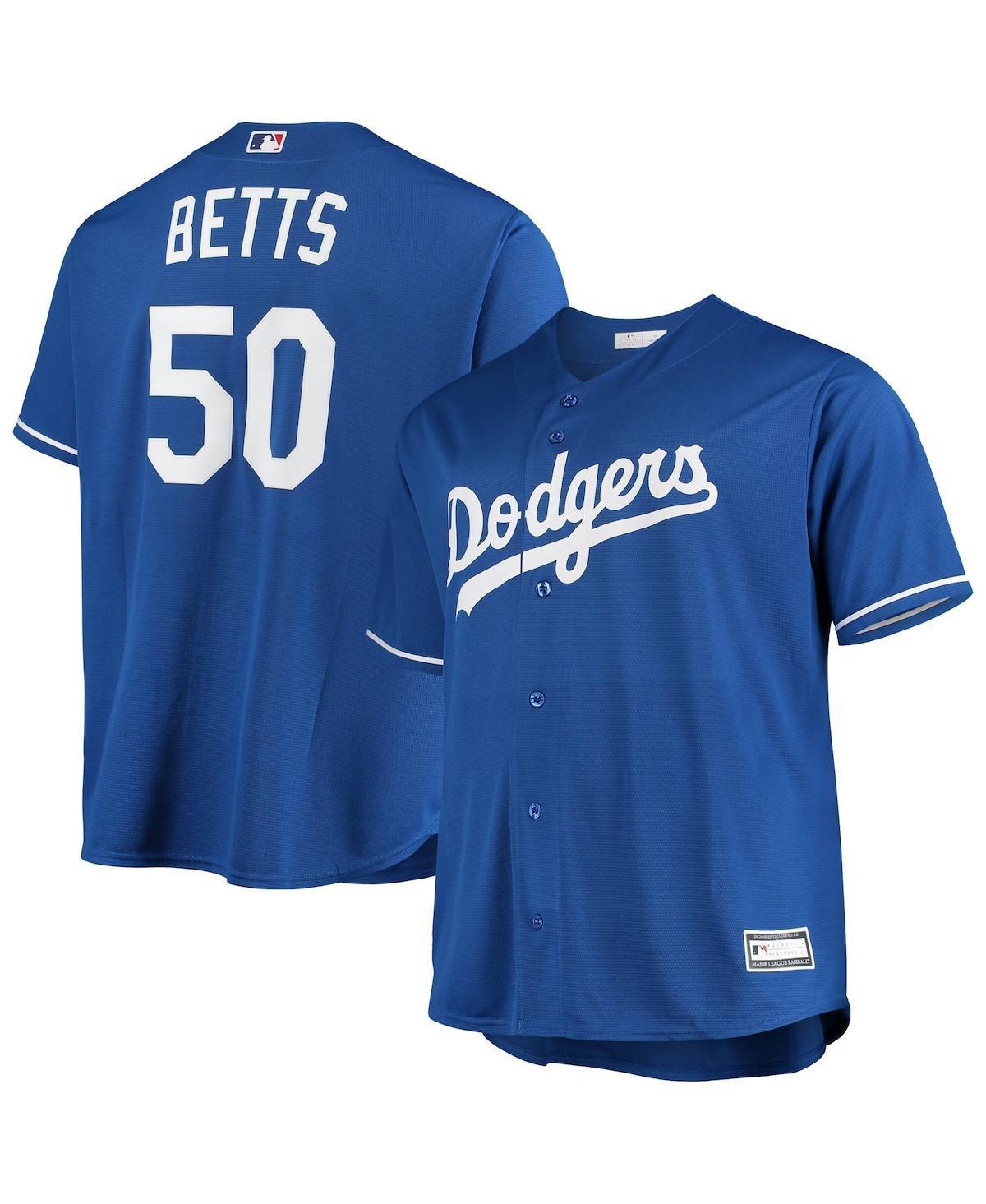 Mens Mookie Betts Los Angeles Dodgers Big and Tall Replica Player Jersey - Royal Product Image