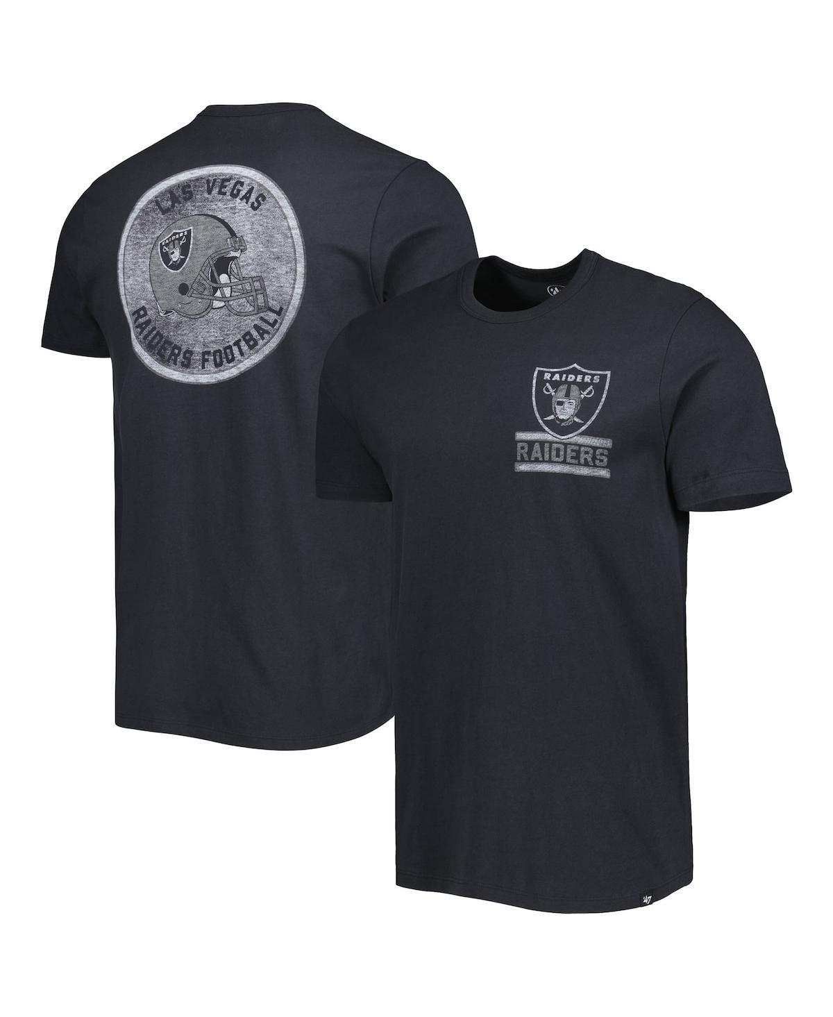 Mens 47 Brand Black Las Vegas Raiders Open Field Franklin T-shirt Product Image